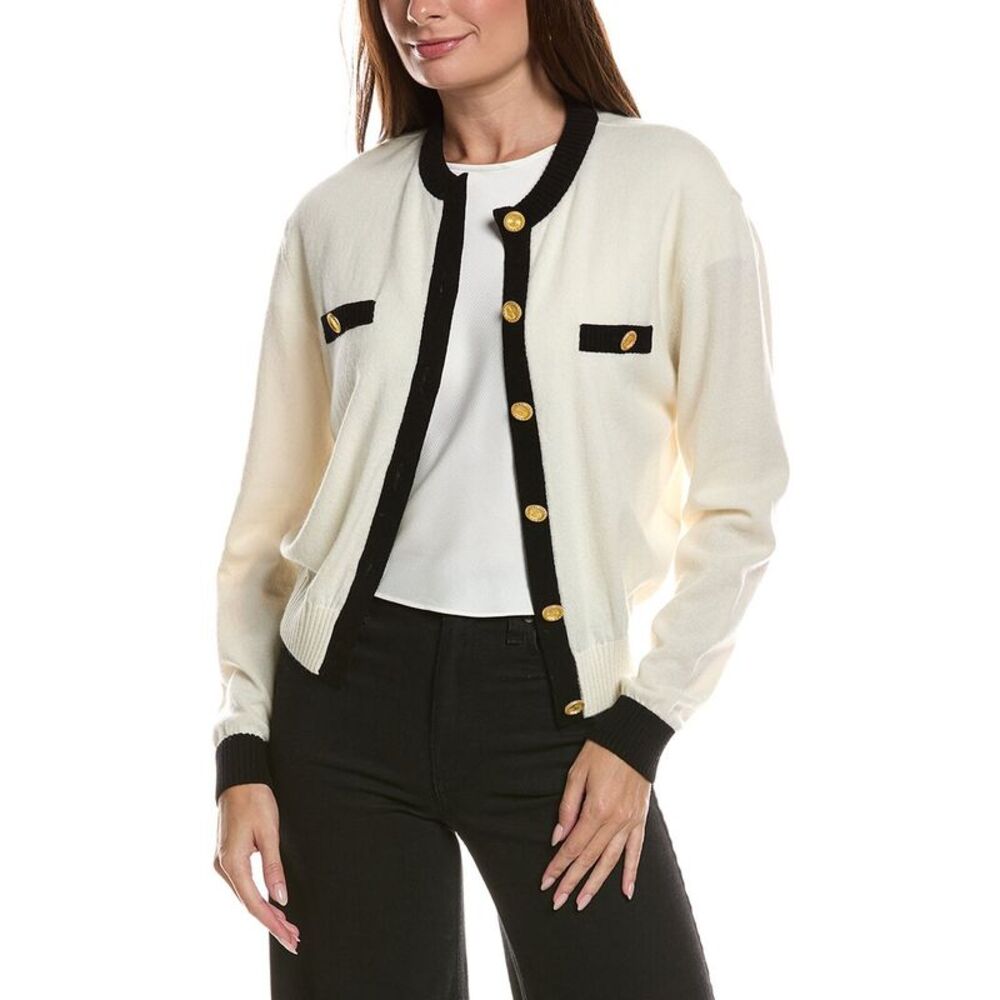 Ronny Kobo Womens  Wool & Cashmere-Blend Gemma Cardigan